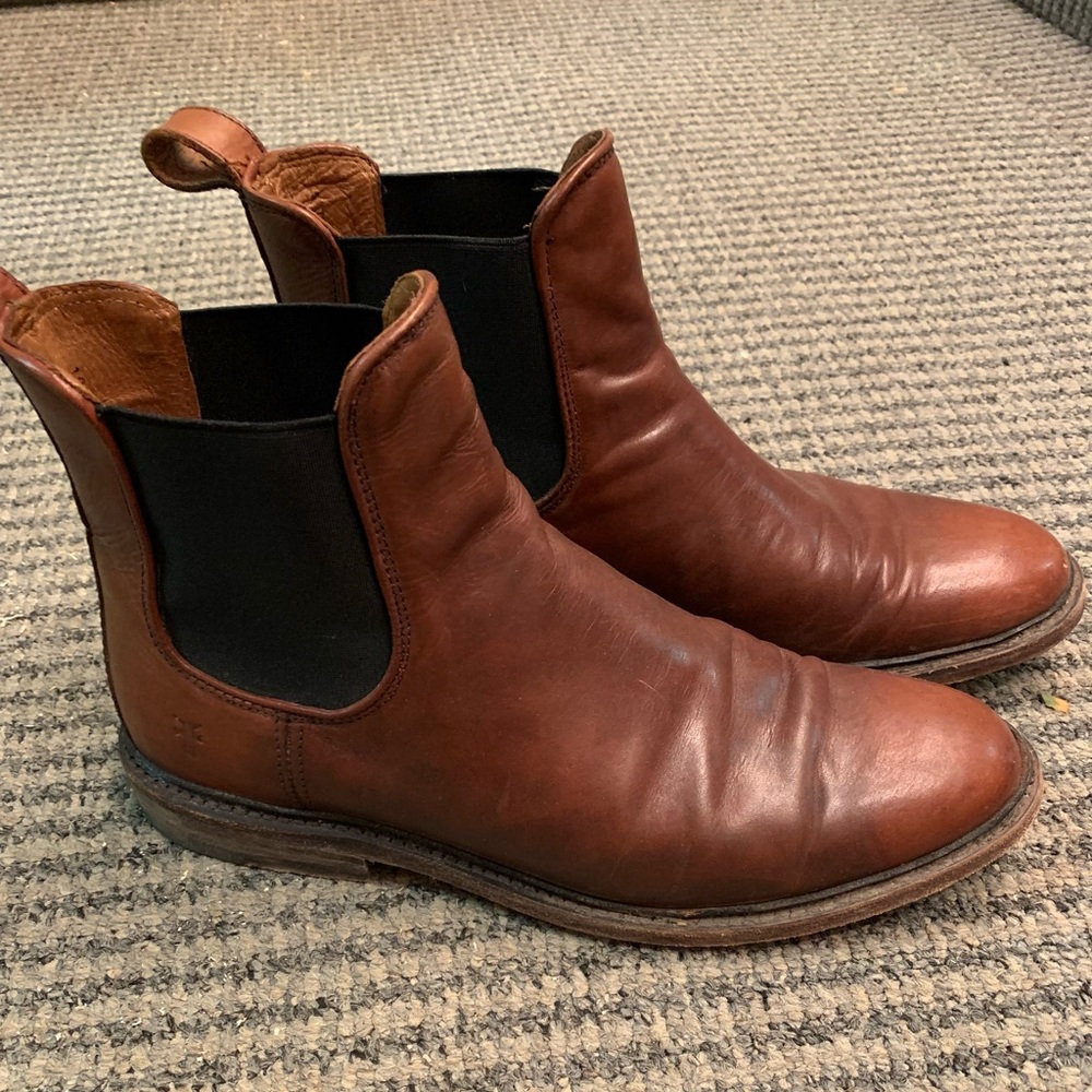 Frye leather boots Tyler,  size 9